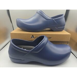 Anywear: Nursing/ Non Slip Professional Navy Blue Clogs Size 10 Womens. Mens Sz8